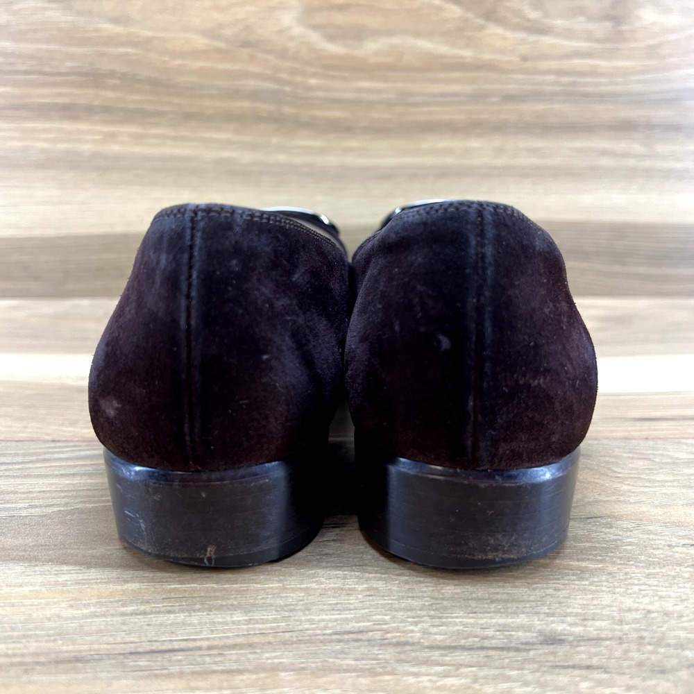 Salvatore Ferragamo Womens Size 10 AA Brown Suede Pumps - Picture 6 of 10